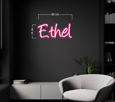 Ethel+ 100 ( 2 signs)| LED Neon Sign