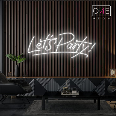 Let's Party! Led Neon Sign