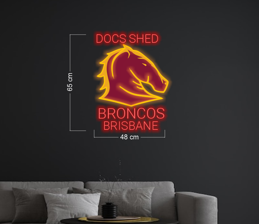 Docs Shed Broncos Brisbane | LED Neon Sign