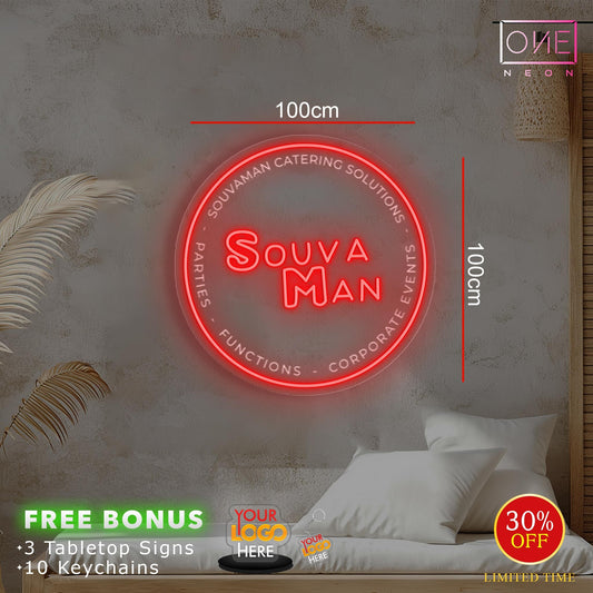 SOUVA MAN | LED Neon Sign