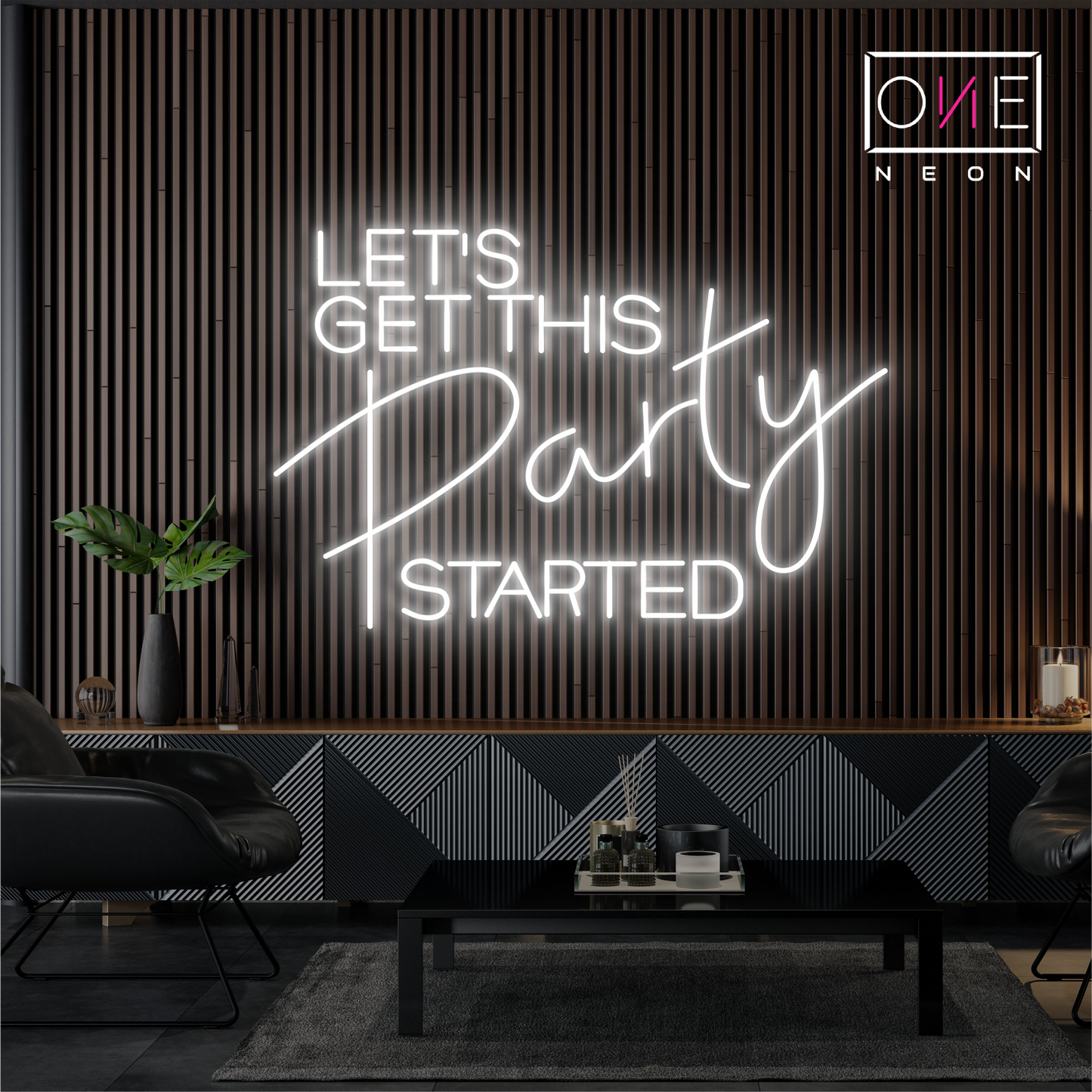 Let's Get This Party Started Led Neon Sign