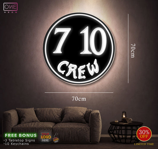 7 10 CREW | LED Neon Sign