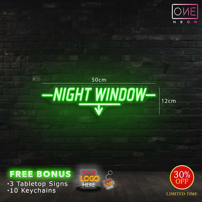 NIGHT WINDOW | LED Neon Sign (express shipping)
