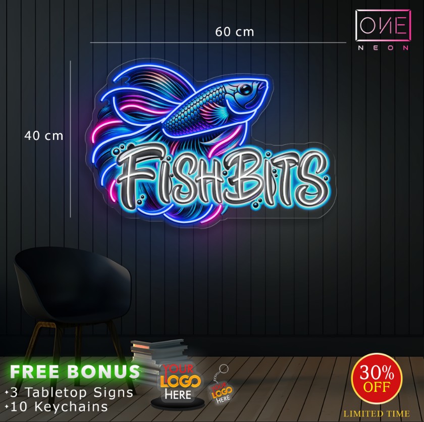 FISHBITS | LED Neon Sign