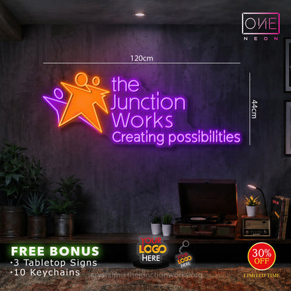 THE JUNCTION WORKS CREATING POSSIBILITIES | LED Neon Sign
