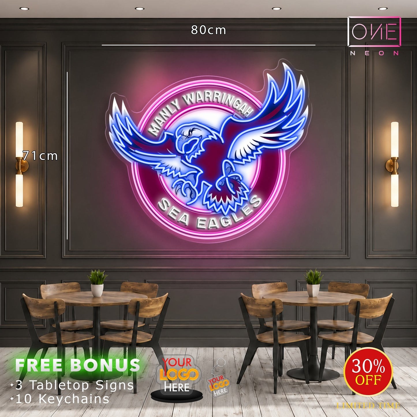 MANLY WARRINGAH | LED Neon Sign