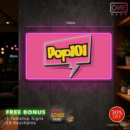 POP101 | LED Neon Sign (WATERPROOF)