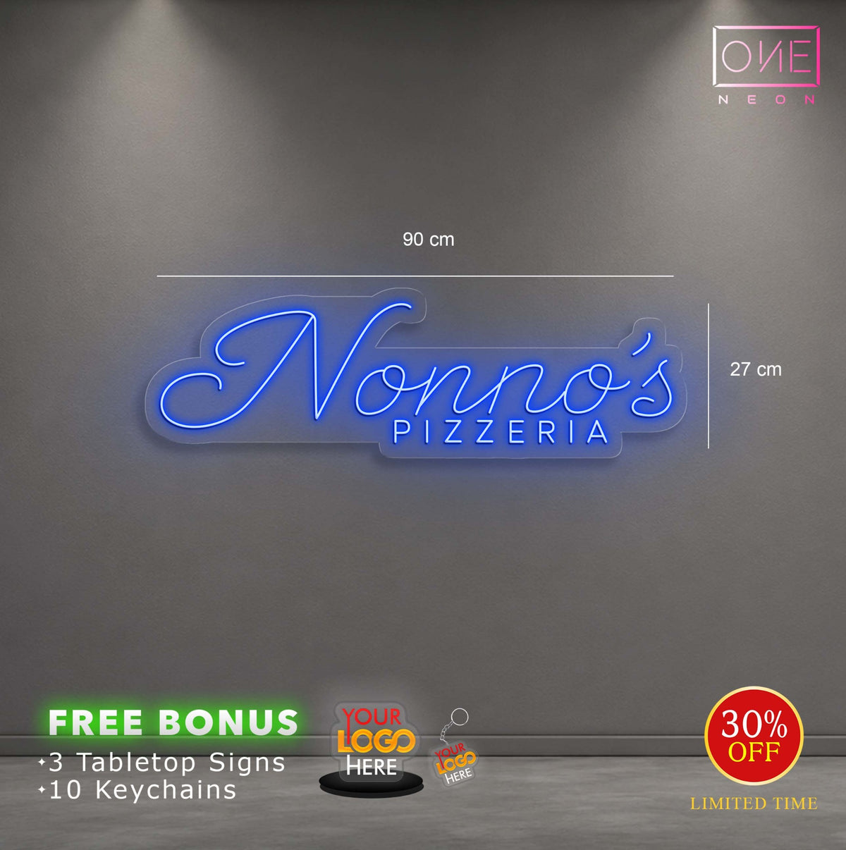 Nonno’s Pizzaria | LED Neon Sign
