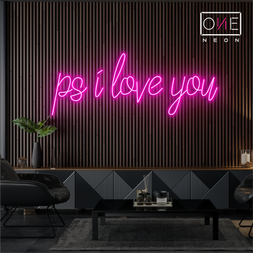 Ps I Love You Led Neon Sign