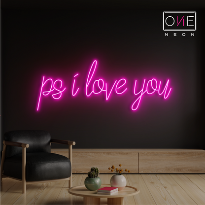 Ps I Love You Led Neon Sign