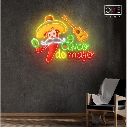 Cinco de Mayo Artwork Led Neon Sign