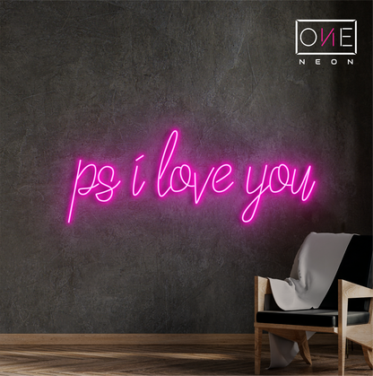 Ps I Love You Led Neon Sign