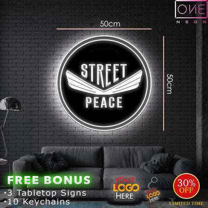 STREET PEACE | LED Neon Sign