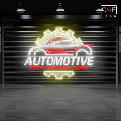 Auto Gearworks Artwork Led Neon Sign