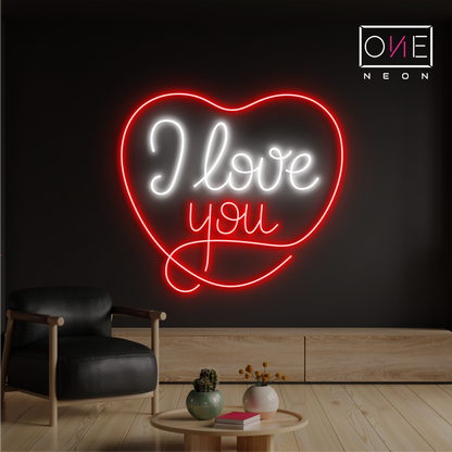I Love You Led Neon Sign