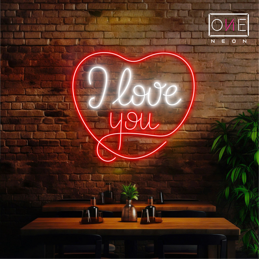 I Love You Led Neon Sign