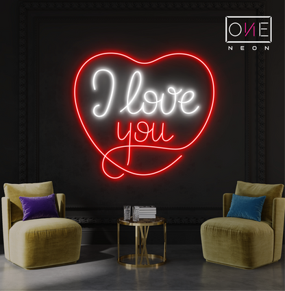 I Love You Led Neon Sign
