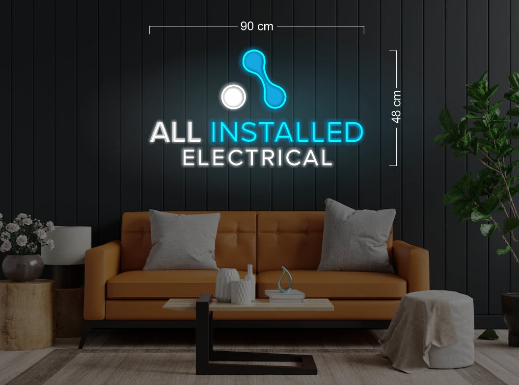 Enseigne au néon LED personnalisée pour entreprise 