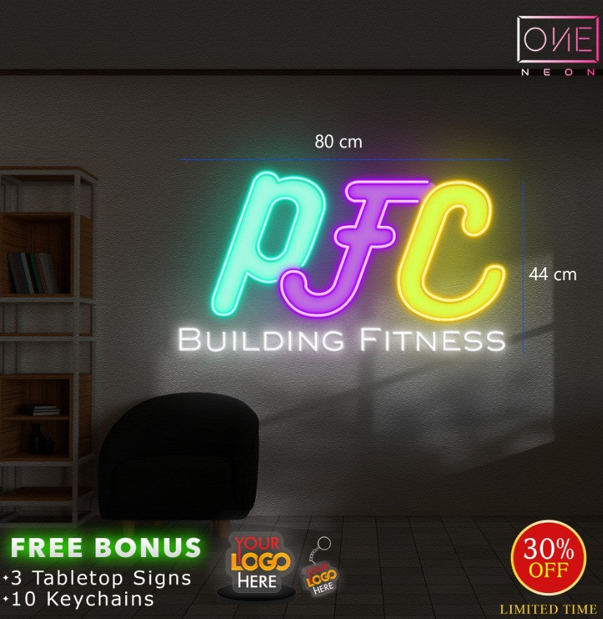 PFC building fitness | LED Neon Sign