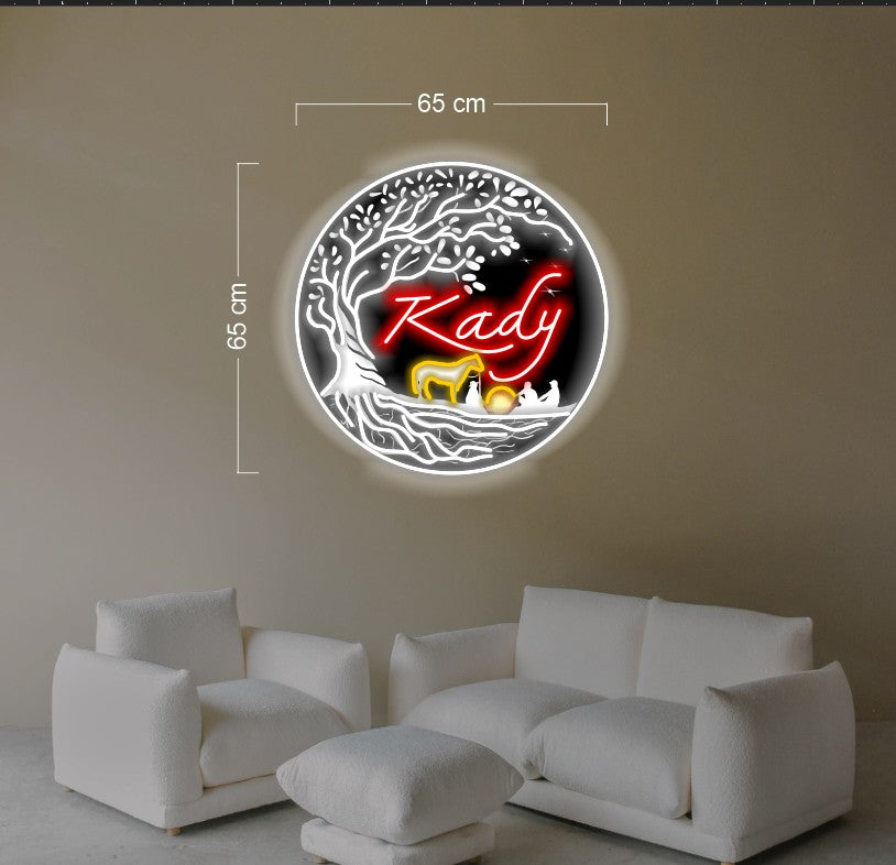 Enseigne au néon LED personnalisée pour entreprise 
