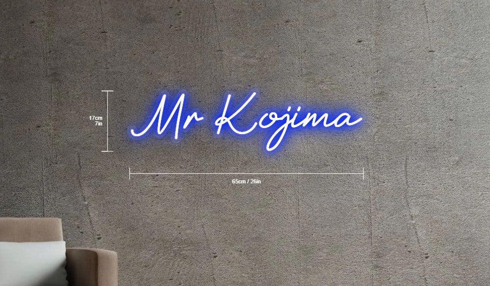 Mr Kojima | LED Neon Sign