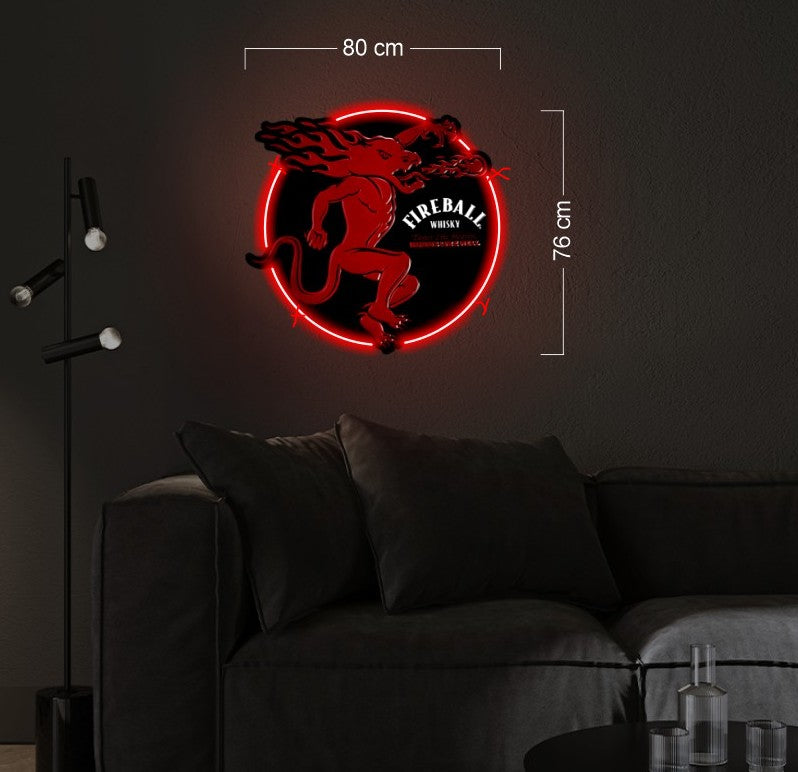 FIREBALL | LED Neon Sign