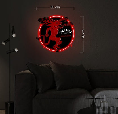 FIREBALL | LED Neon Sign