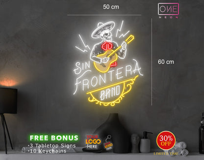 Sin Frontera Band | LED Neon Sign