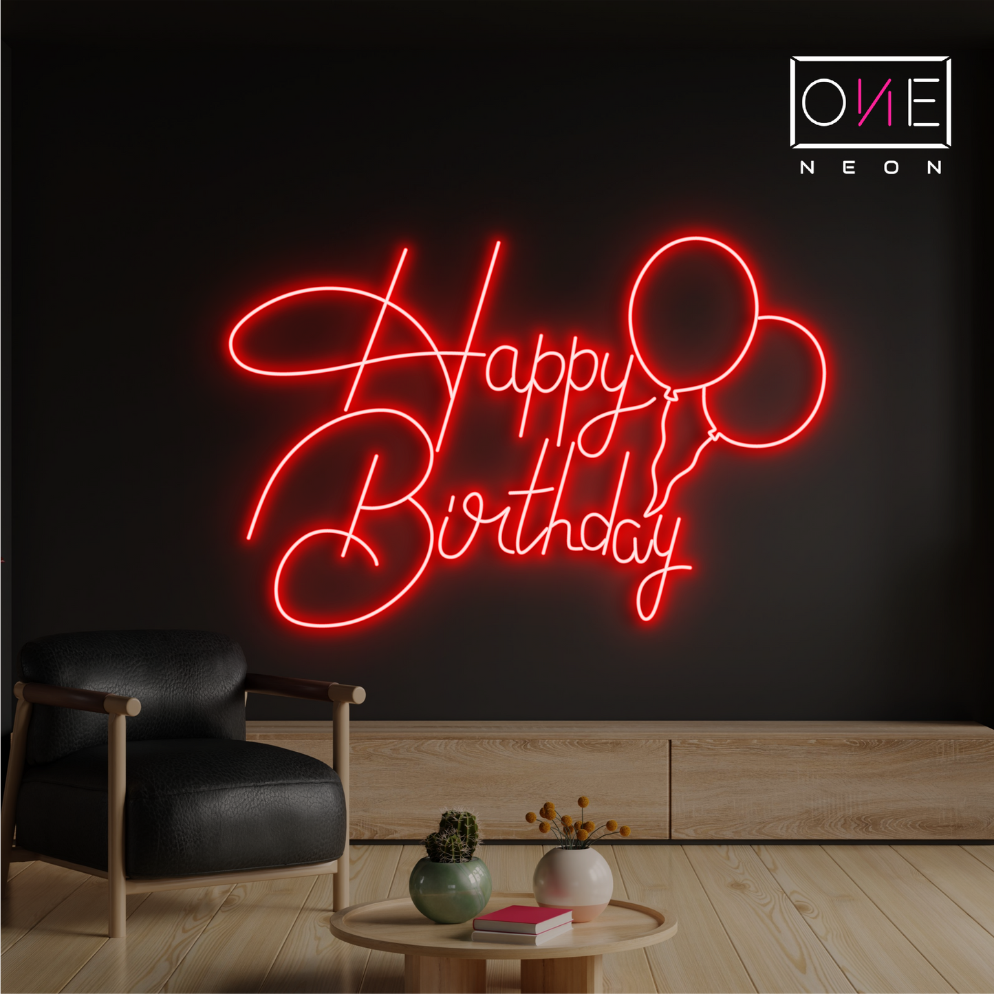 Happy Birthday Led Neon Sign