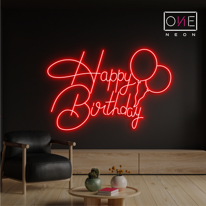 Happy Birthday Led Neon Sign