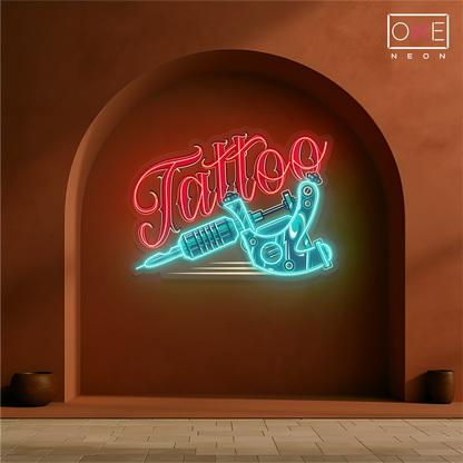 Tattoo Machine Artwork Led Neon Sign