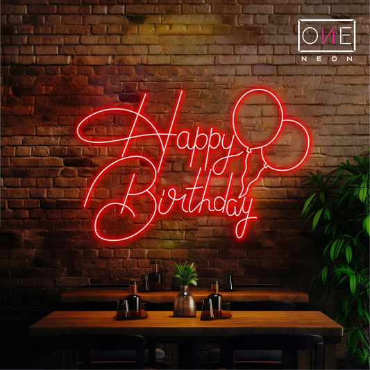 Happy Birthday Led Neon Sign