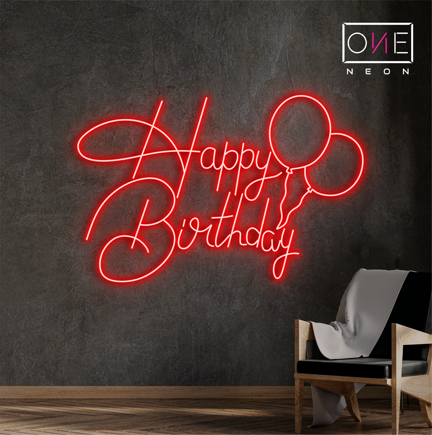 Happy Birthday Led Neon Sign