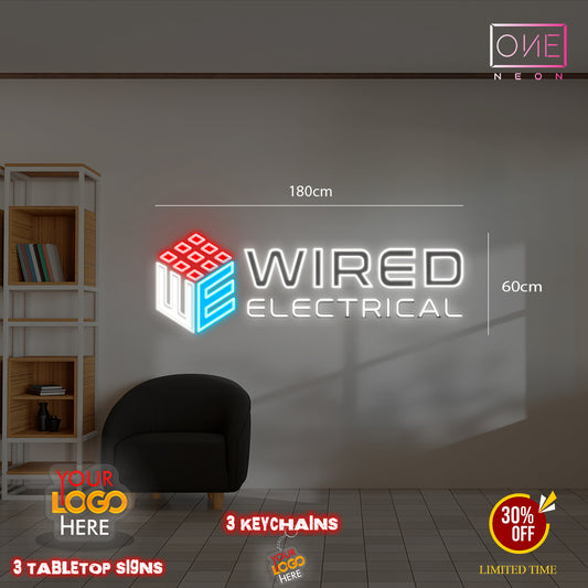 Enseigne au néon LED personnalisée pour entreprise 