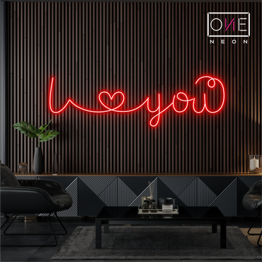 I Love You Led Neon Sign