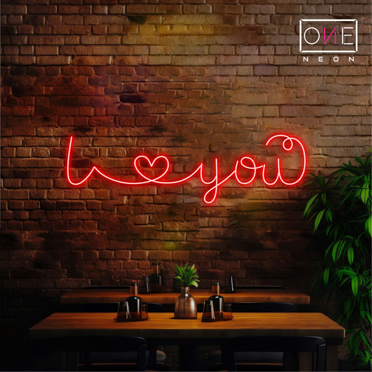 I Love You Led Neon Sign