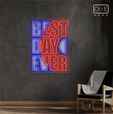 Best Day Ever Artwork Led Neon Sign