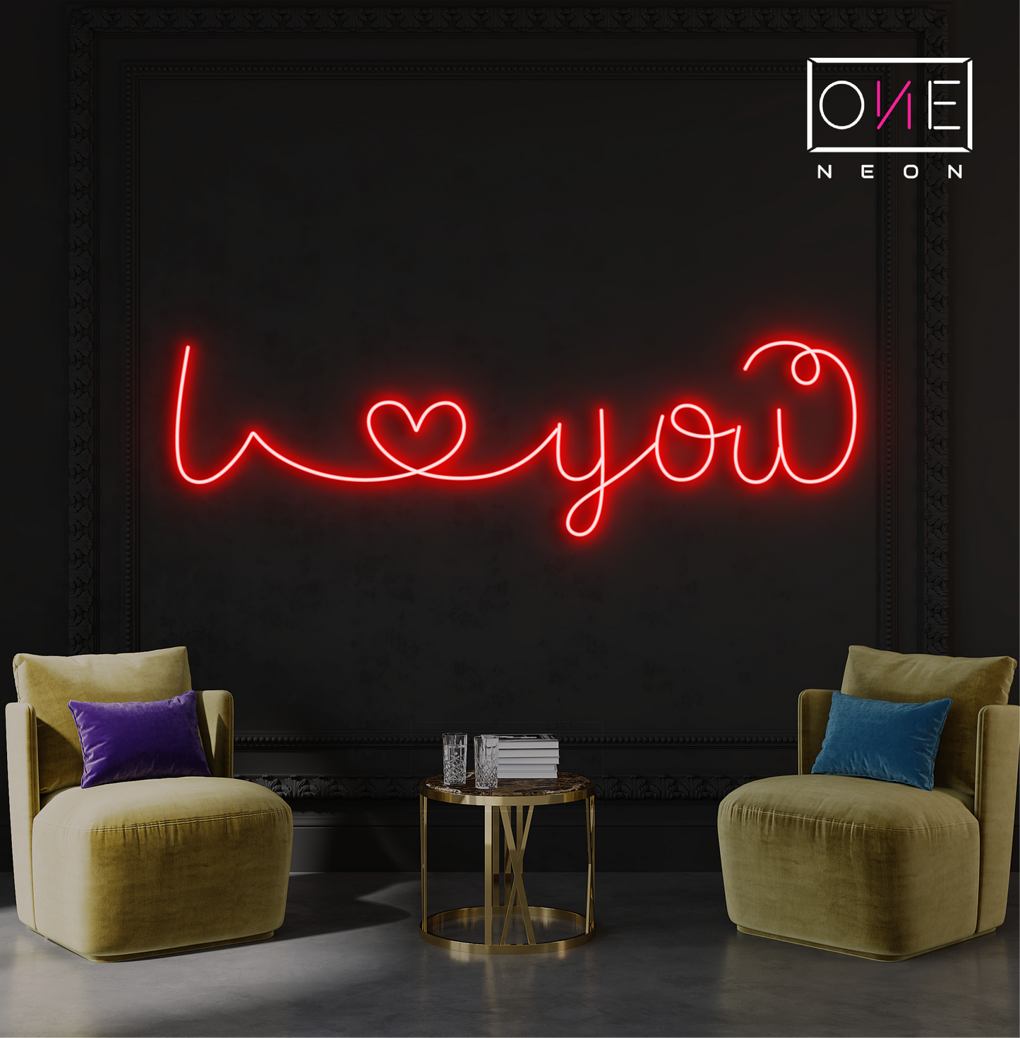 I Love You Led Neon Sign