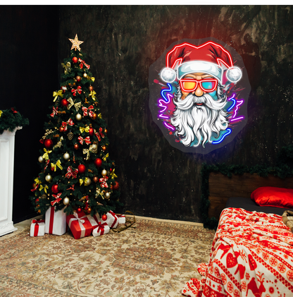 Cool Christmas Santa LED Neon Sign