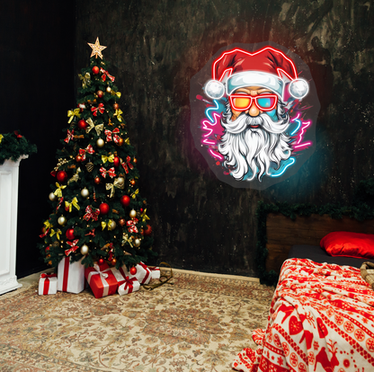 Cool Christmas Santa LED Neon Sign
