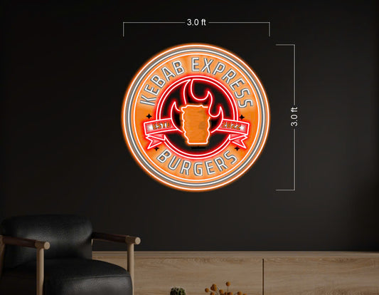 KEBAB EXPRESS | LED Neon Sign (4 signs)