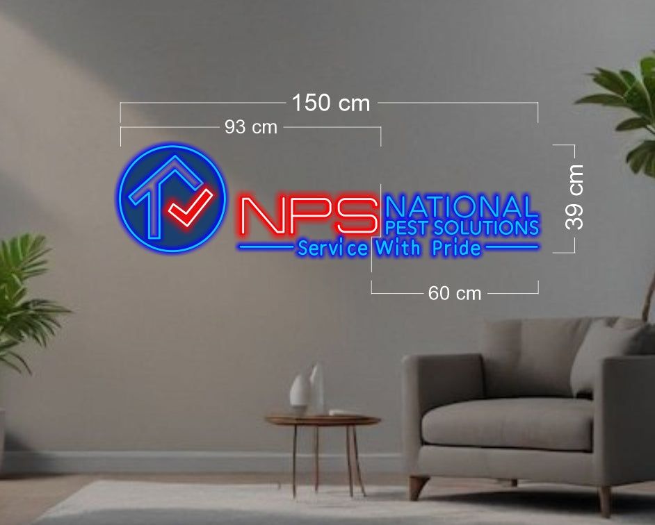 Enseigne au néon LED personnalisée pour entreprise 