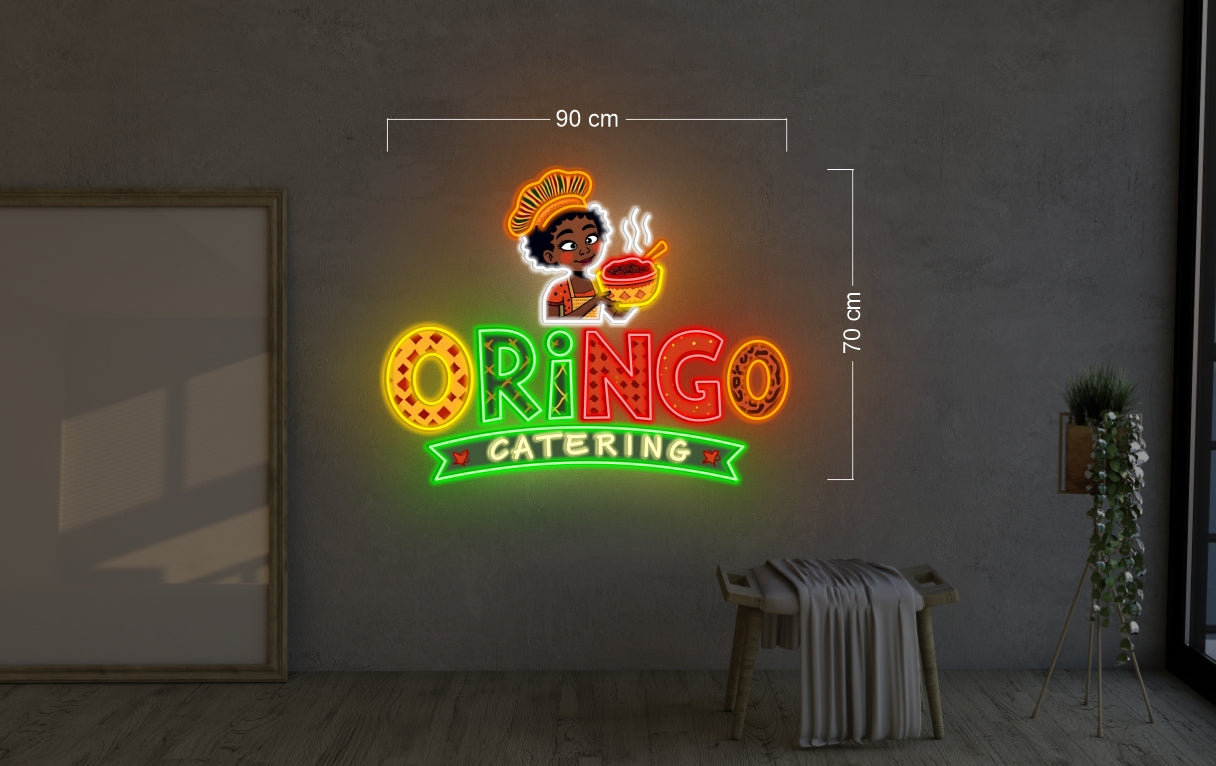 Enseigne au néon LED personnalisée pour entreprise 