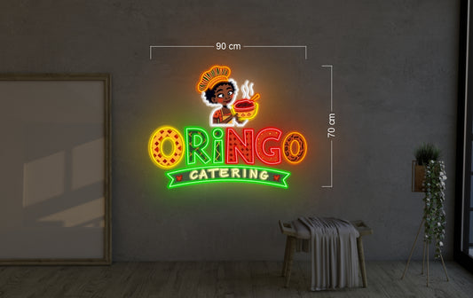 Enseigne au néon LED personnalisée pour entreprise 