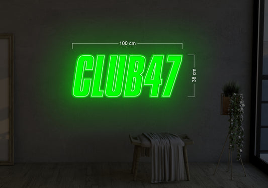 Club 47 | LED Neon Sign (outdoor)