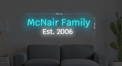 Enseigne au néon LED personnalisée pour entreprise 