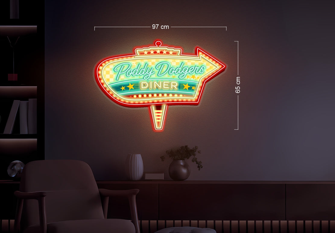 Poddy Dodgers | LED Neon Sign