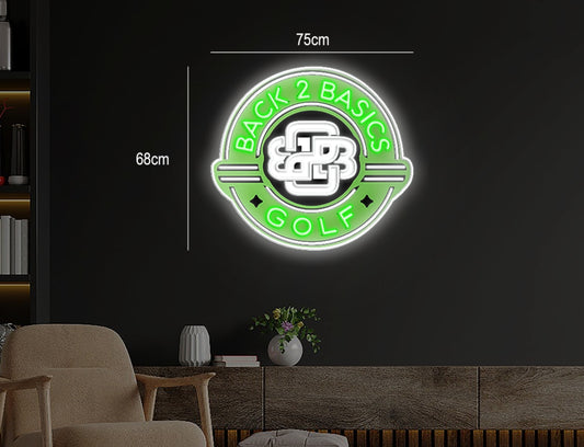 BACK 2 BASICS GOLF | LED Neon Sign