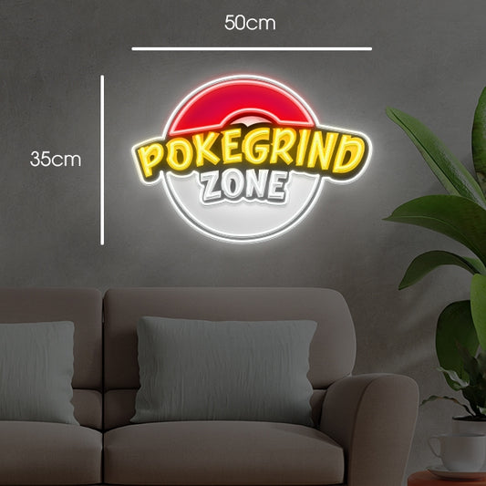 POKEGRIND ZONE | LED Neon Sign