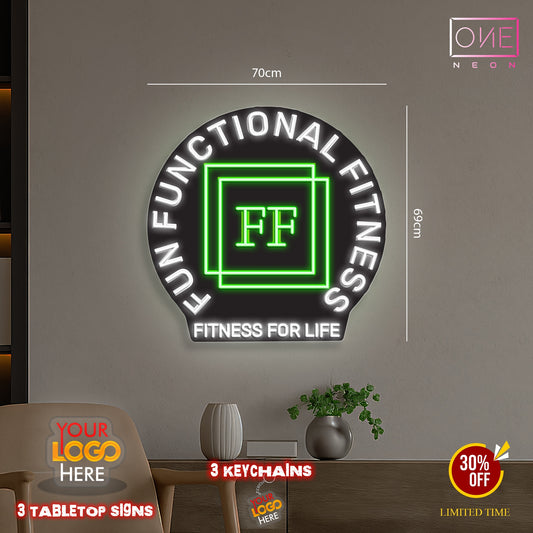 FF logo | LED Neon Sign